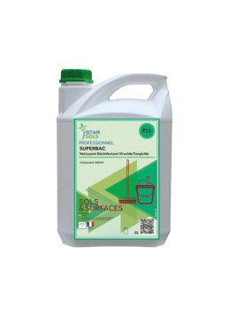 Nettoyant désinfectant fongicide bactéricide & virucide multi-surfaces - Le bidon de 5L