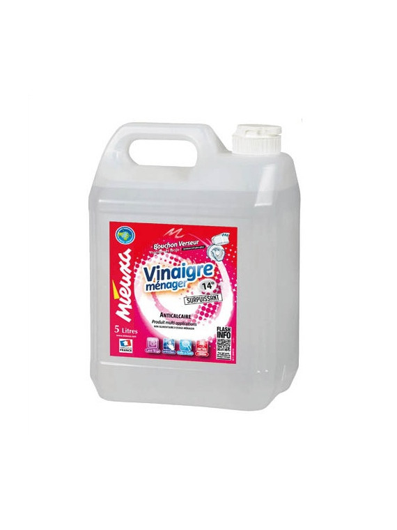 Vinaigre ménager 14° - Le bidon de 5L