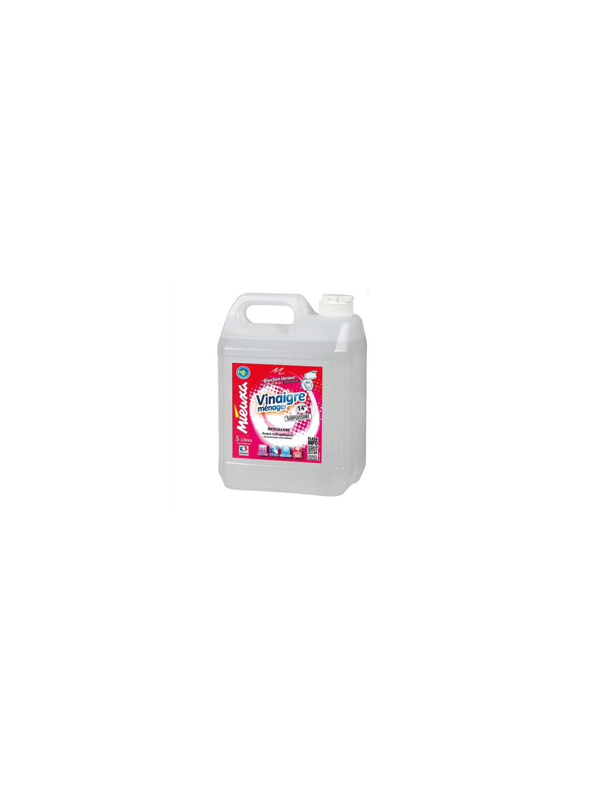 Vinaigre ménager 14° - Le bidon de 5L