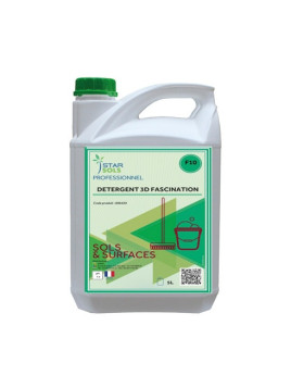 Nettoyant désinfectant 3D sols & surfaces - Le bidon de 5L - Tentation