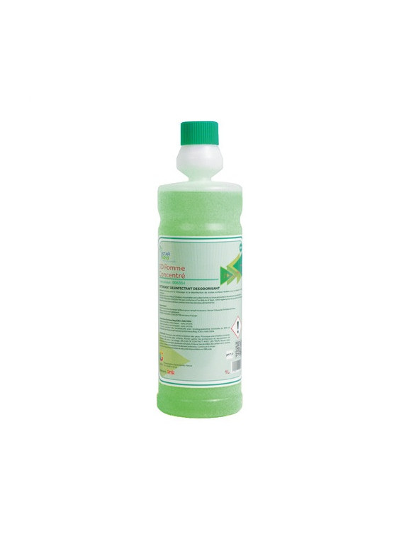 Nettoyant 2D sols & surfaces - Concentré - Le flacon doseur 1L - Pomme