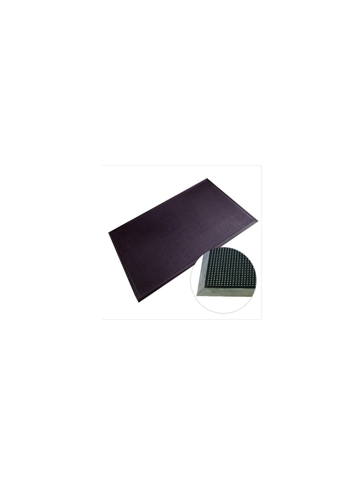Tapis grattant en caoutchouc à picots - 45 x 78 cm