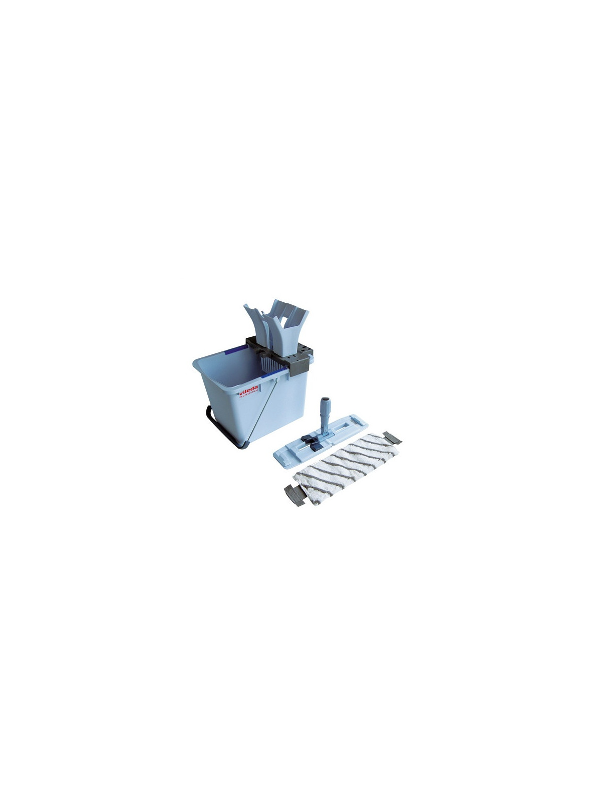 Kit Vileda Ultra Speed (Seau 15l + presse + support + frange microfibres) - Livré sans manche