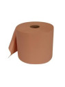 Essuie-mains bobine Ecolabel - 1000 feuilles - Chamois - Le lot de 2