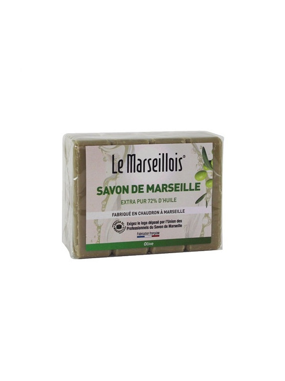 Savon de marseille nature - Cube de 100g - Le lot de 4