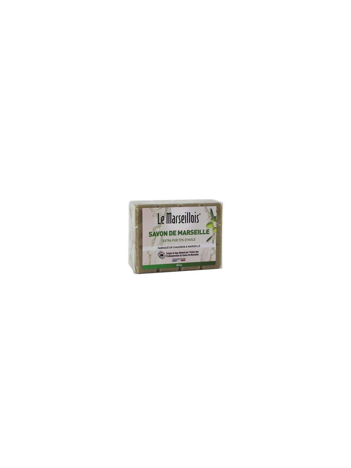 Savon de marseille nature - Cube de 100g - Le lot de 4