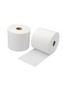 Essuie-mains bobine Ecolabel - 1000 feuilles - Blanche - Le lot de 2
