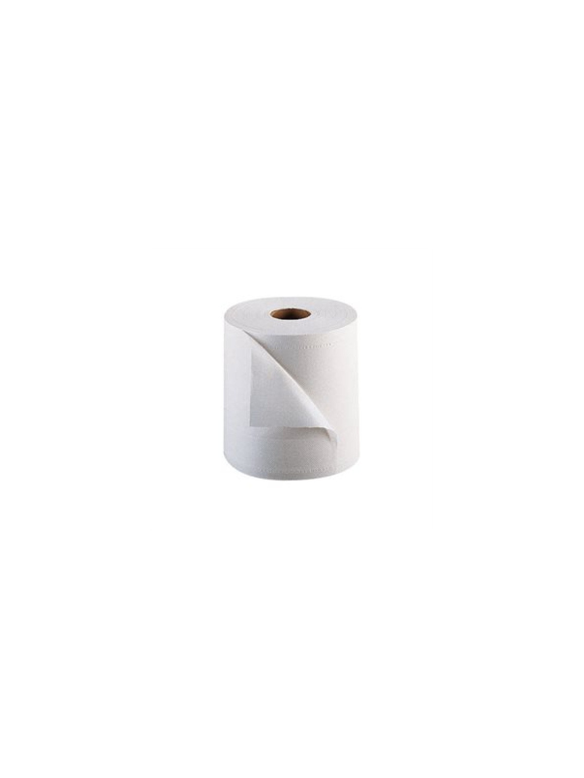 Essuie-mains bobine Ecolabel - 1000 feuilles - Blanche - Le lot de 2