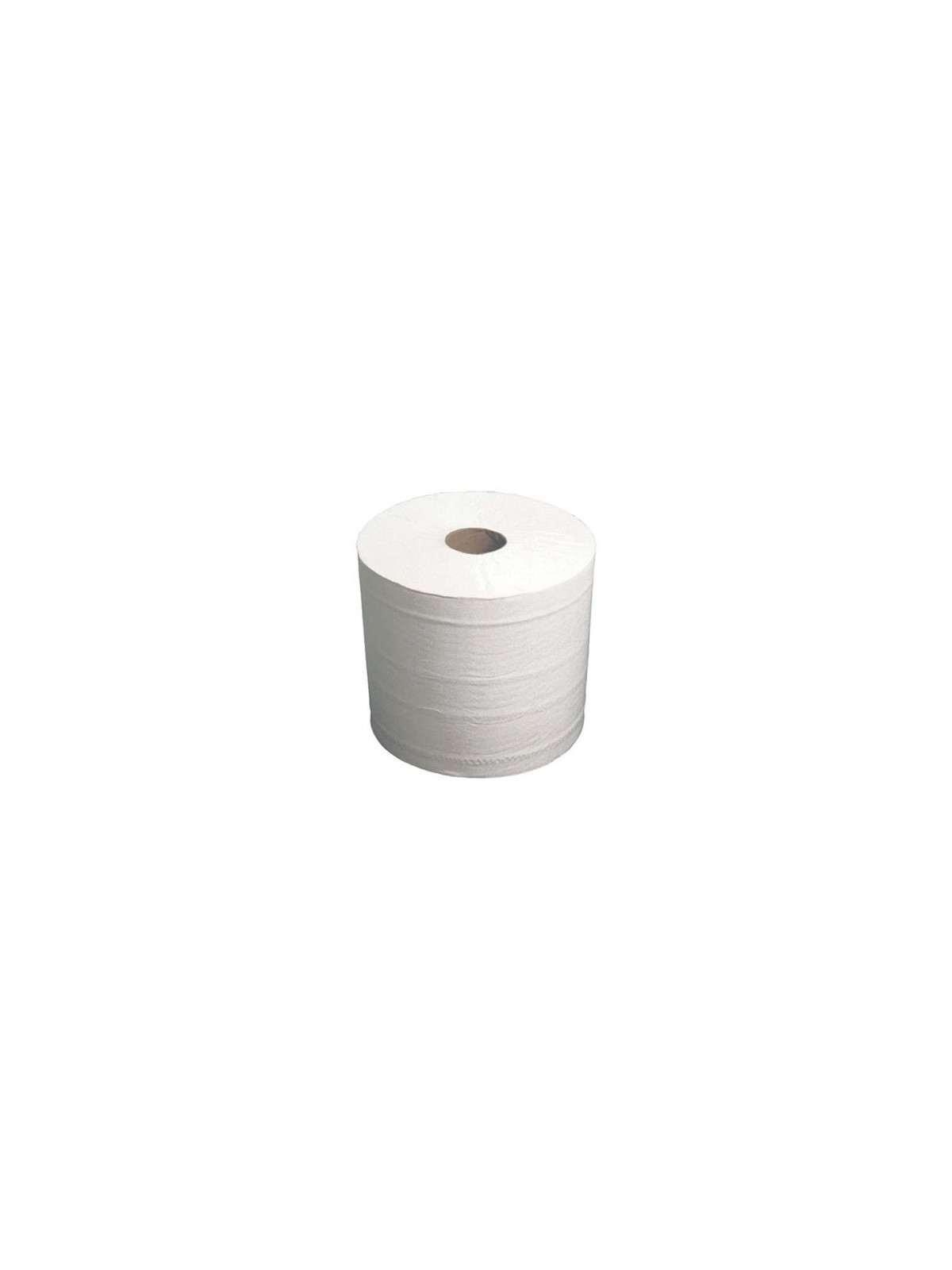 Essuie-mains bobine Ecolabel - 1000 feuilles - Blanche - Le lot de 2