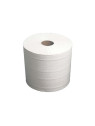 Essuie-mains bobine Ecolabel - 1000 feuilles - Blanche - Le lot de 2