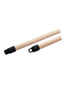 Manche balais bois à vis 130 cm - Brut