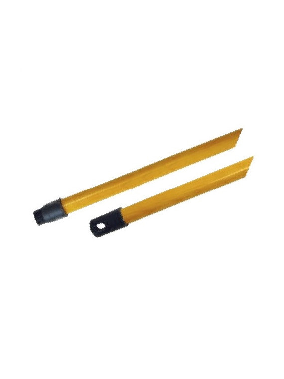 Manche balais bois à vis 130 cm - Vernis