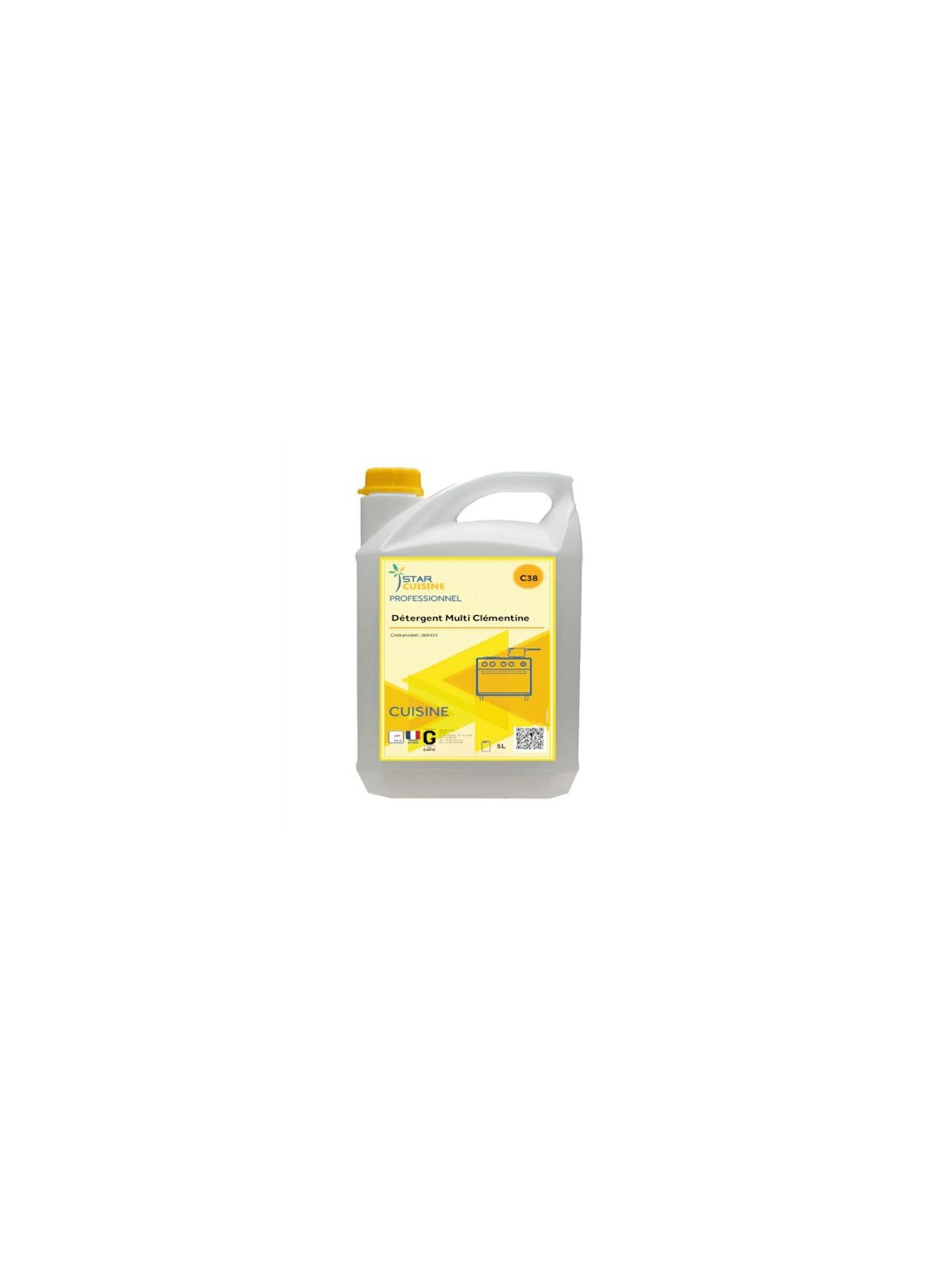 Nettoyant alimentaire sols & surfaces 5 en 1 - Le bidon de 5L