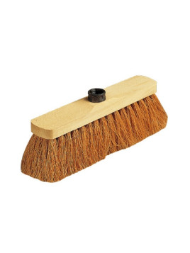 Balai coco naturel 29 cm - Douille à vis
