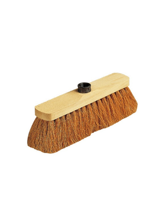 Balai coco naturel 29 cm - Douille à vis