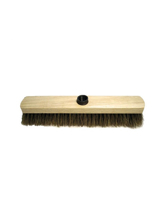 Balais de soie plat 38 cm - Semelle bois