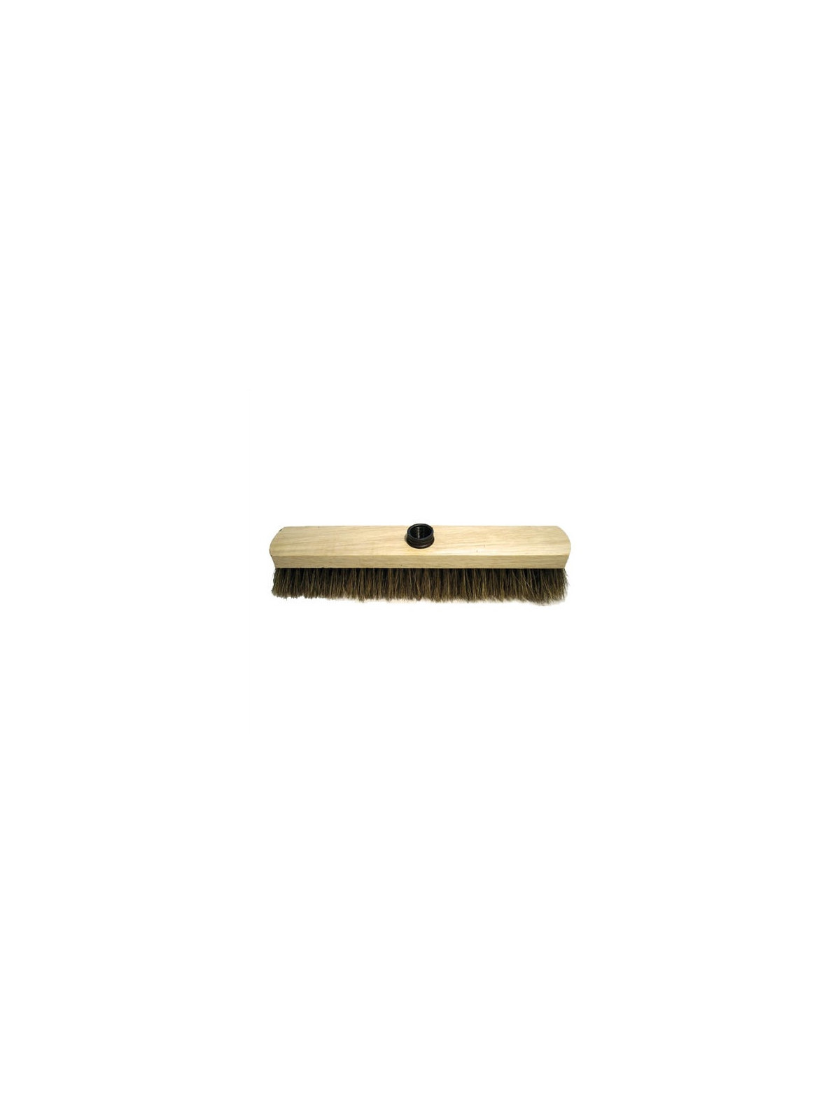 Balais de soie plat 38 cm - Semelle bois