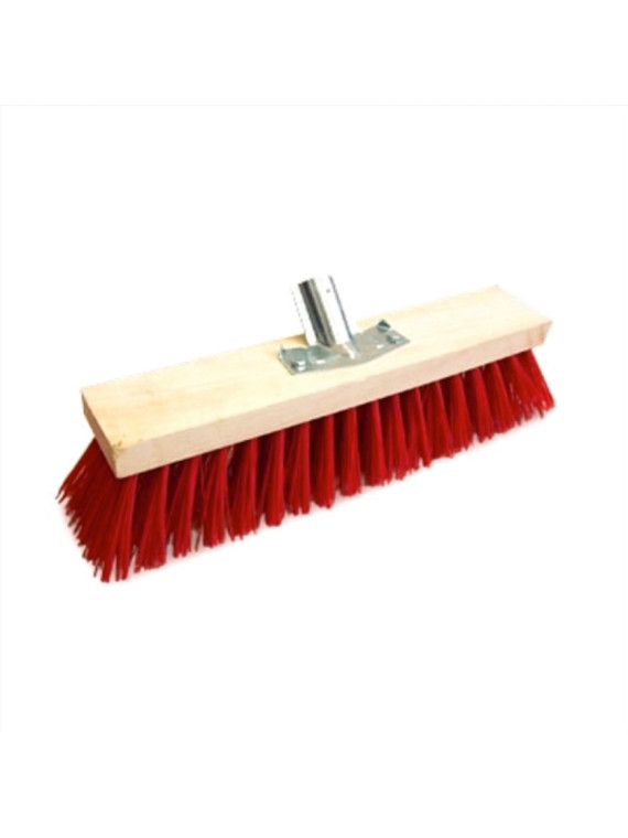 Balais cantonnier PVC rouge - L 32 cm