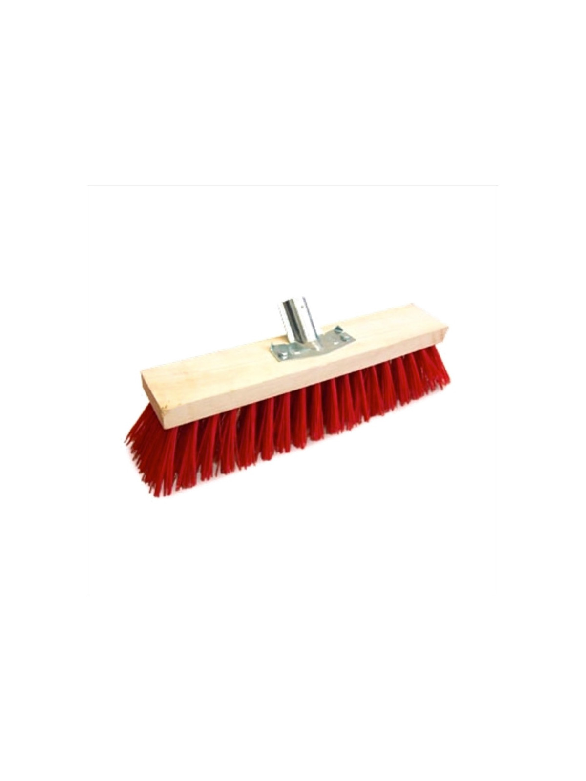 Balais cantonnier PVC rouge - L 32 cm