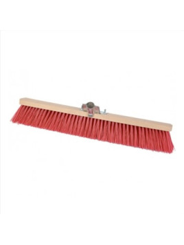 Balais cantonnier PVC rouge - L 60 cm