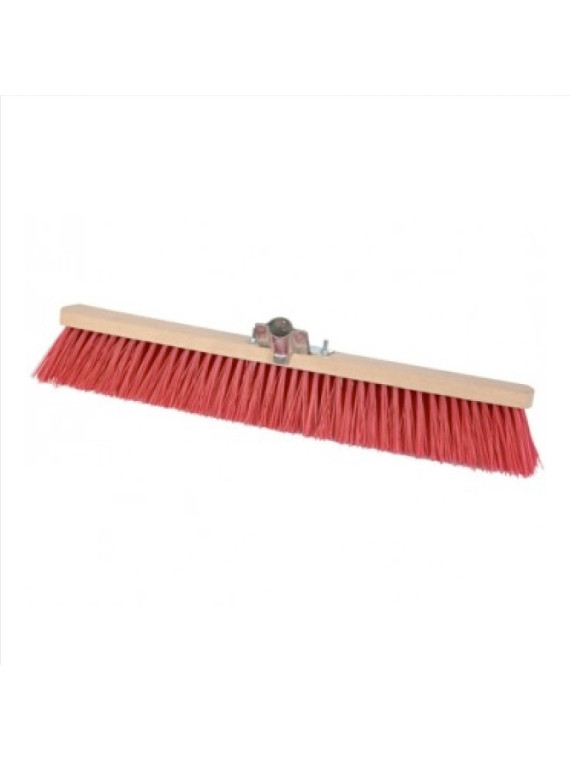 Balais cantonnier PVC rouge - L 60 cm