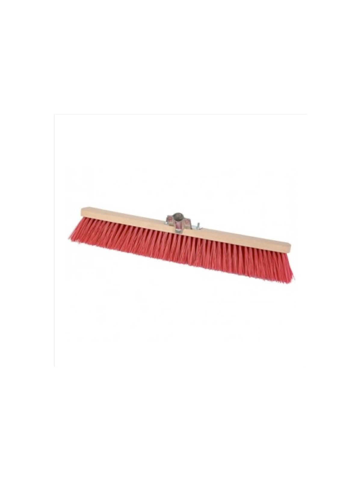 Balais cantonnier PVC rouge - L 60 cm