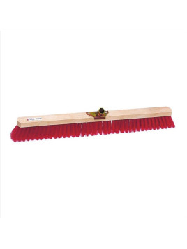 Balais cantonnier PVC rouge - L 80 cm