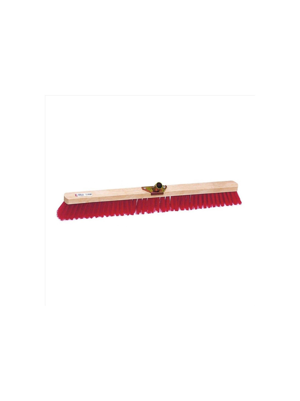 Balais cantonnier PVC rouge - L 80 cm