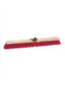 Balais cantonnier PVC rouge - L 80 cm