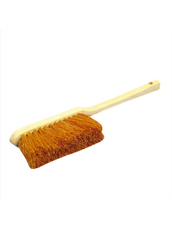 Balayette coco naturelle manche long 45 cm