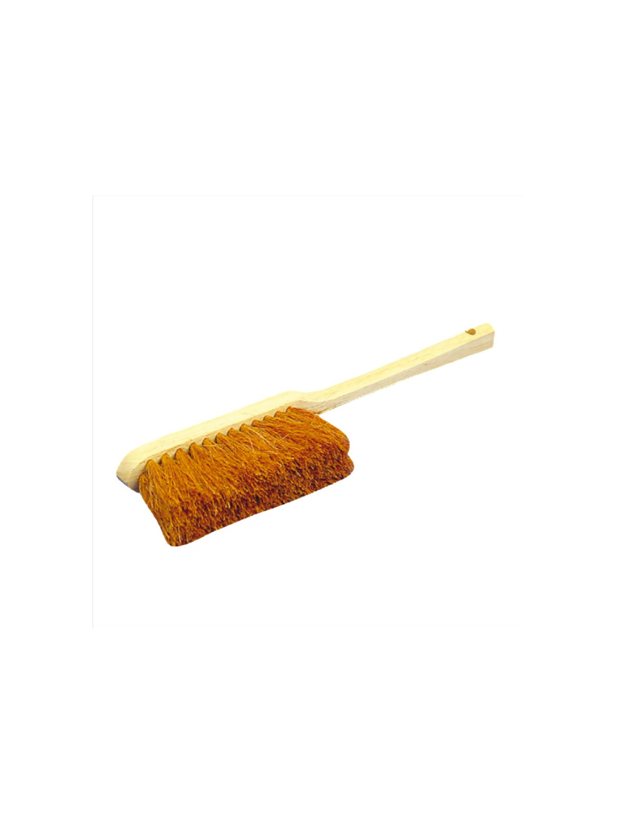 Balayette coco naturelle manche long 45 cm