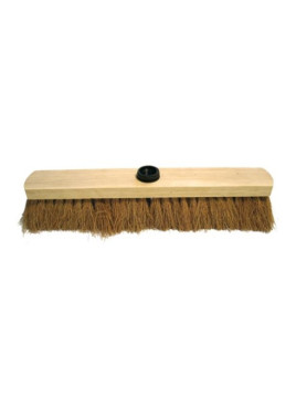 Balai coco naturel 38 cm - Douille à vis