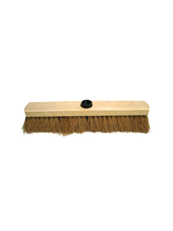 Balai coco naturel 38 cm - Douille à vis