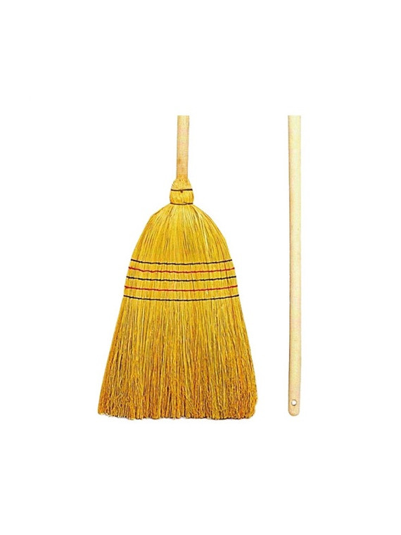 Balai paille de riz 5 fils 140 cm