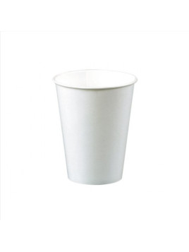 Gobelet carton blanc biodégradable 20 cL - Paquet de 100