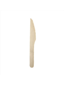 Couteau en bois 16 cm - Le paquet de 100
