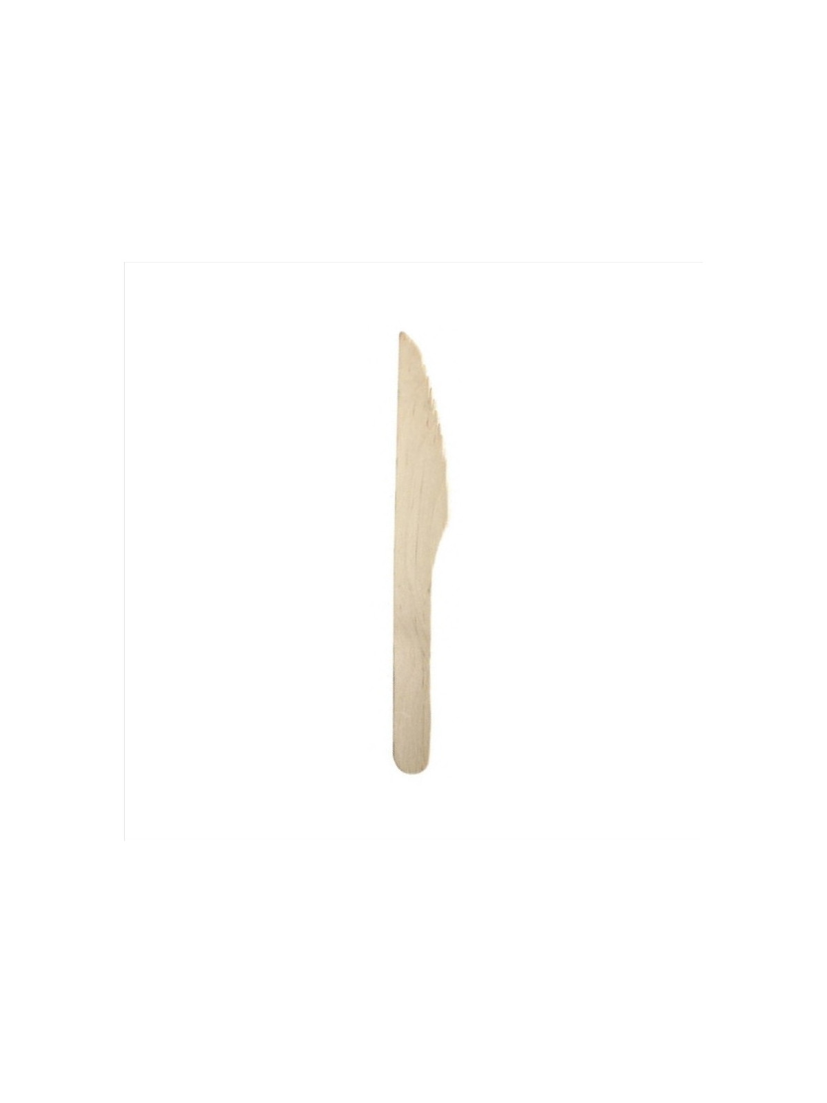 Couteau en bois 16 cm - Le paquet de 100