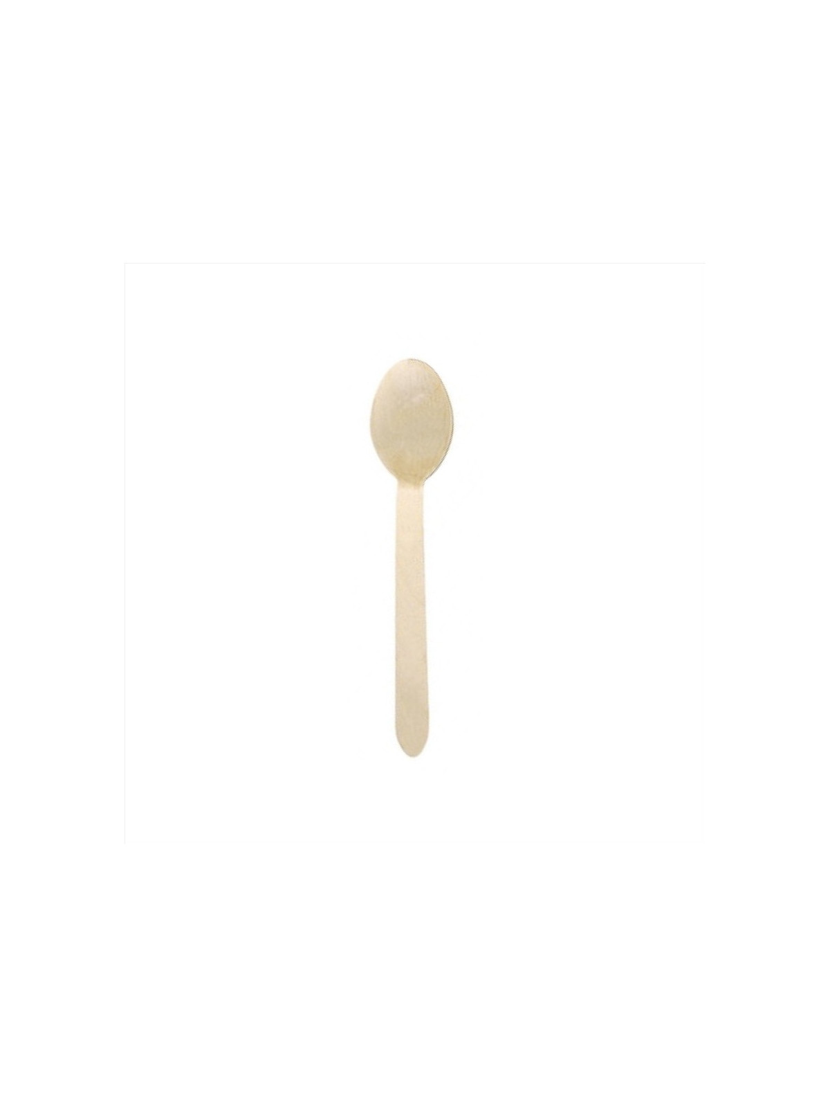 Cuillère en bois 15,5 cm - Le paquet de 100