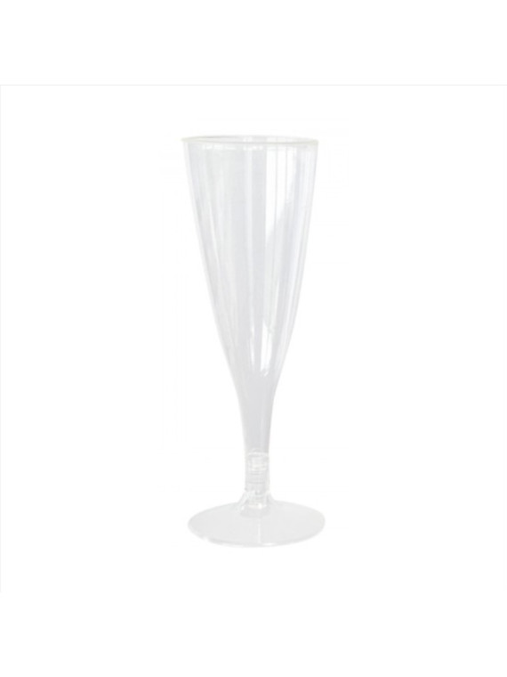 Flûte à champagne en PLA biodégradable 15 cL - le coffret de 27