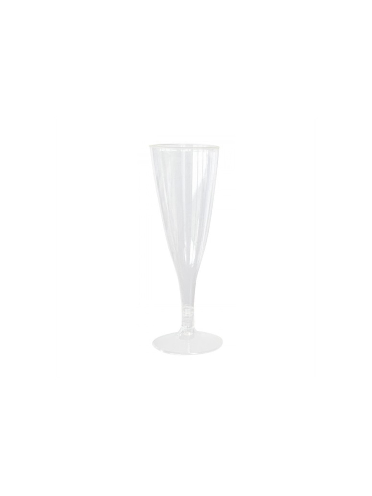 Flûte à champagne en PLA biodégradable 15 cL - le coffret de 27