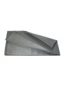 Torchon vaisselle microfibre métalique gris - Le lot de 2