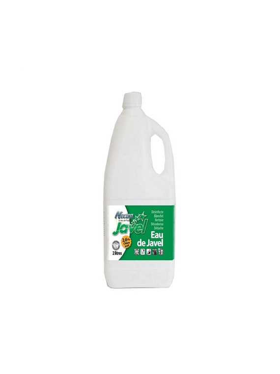 Eau de javel liquide 9° - La bouteille de 2L