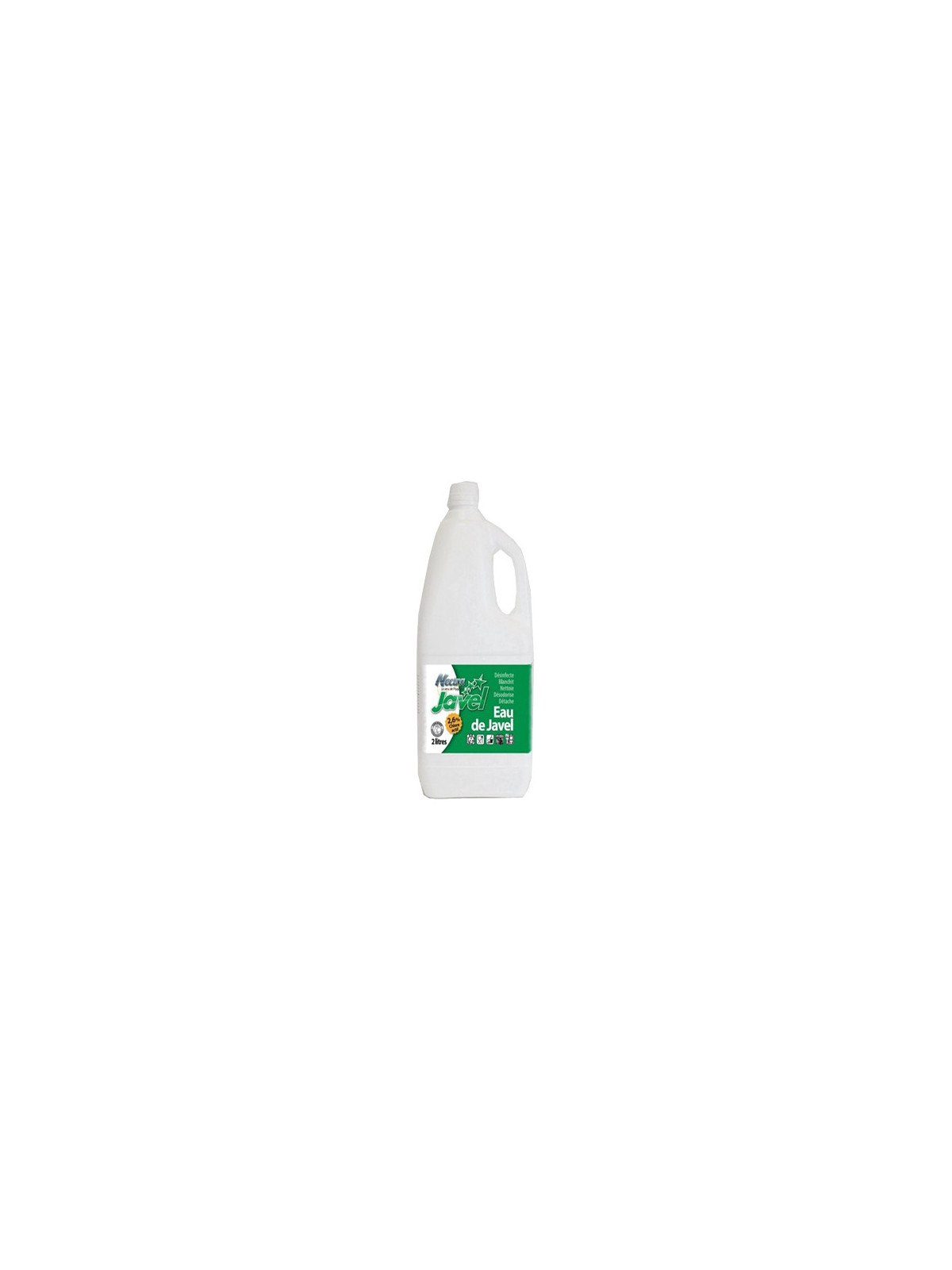 Eau de javel liquide 9° - La bouteille de 2L