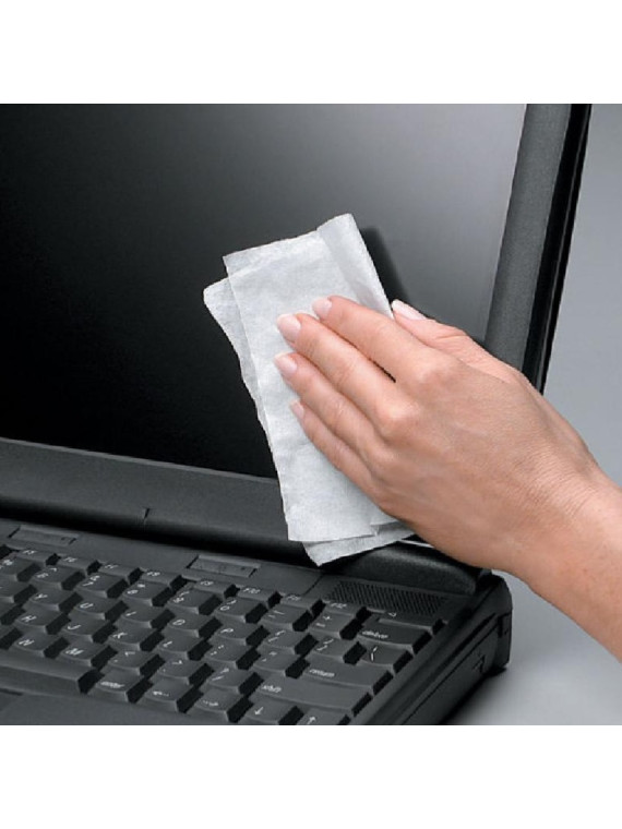 Lingettes informatiques pour écrans - La boîte de 100