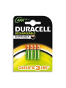 Piles rechargeables AA / HR6 Duracell - blister de 4