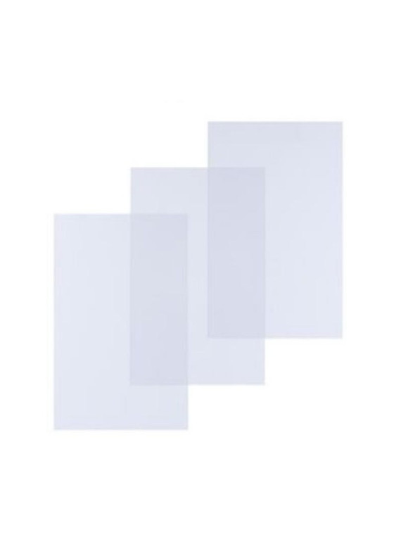 Couverture pour reliures A4 - PVC Cristal - Le lot de 100 - Incolore