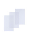 Couverture pour reliures A4 - PVC Cristal - Le lot de 100 - Incolore