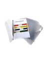 Couverture pour reliures A4 - PVC Cristal - Le lot de 100 - Incolore