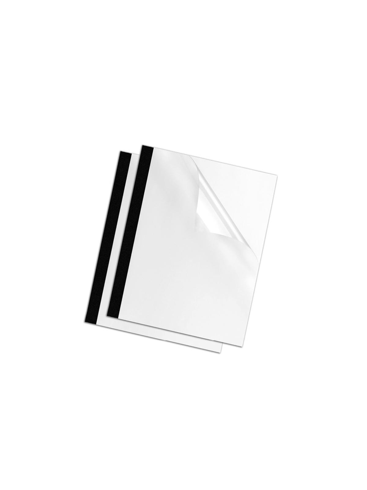 Couverture pour reliures A4 - PVC Cristal - Le lot de 100 - Incolore