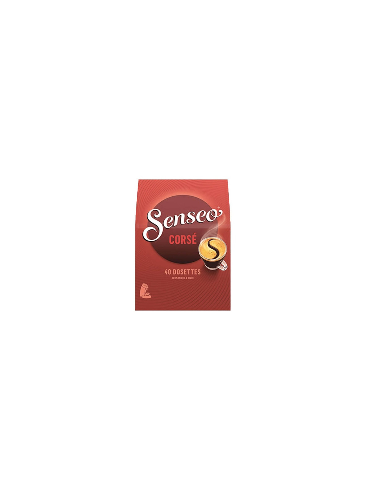 Café dosettes Senseo Corsé - Le sachet de 40